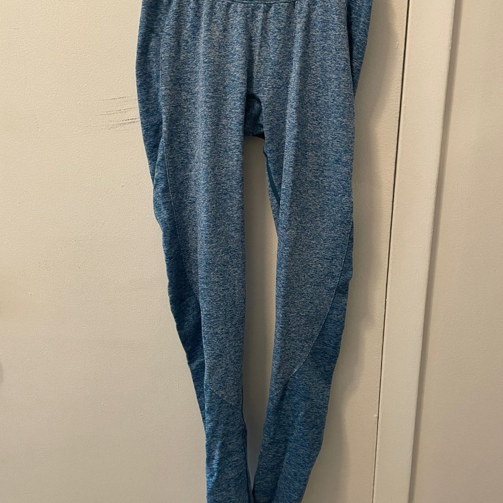 Gymshark Flex Leggings Deep Teal/Ice Blue Size Small